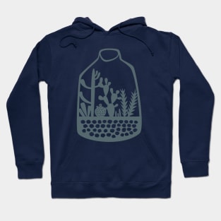 Terrarium Cactus and Succulent Houseplants Hoodie